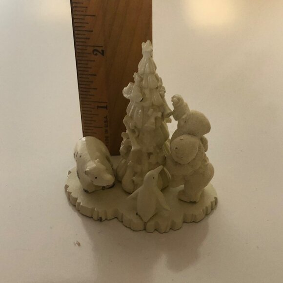 Lift Me Higher I Cant Reach Set Of 5 Figurine Snowbabies Vintage Christmas - Picture 3 of 8